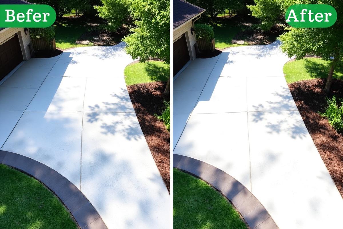 Concrete Driveway after