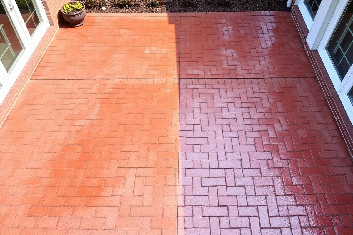 Brick Patio after
